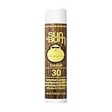 Sun Bum SPF 30 Sunscreen Coconut Lip Balm - Moisturizing Aloe Vera and Vitamin E - Vegan and Cruelty Free - Broad Spectrum UVA/UVB Lip Protection - 0.15 oz Stick