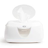 Munchkin Warm Glow Baby Wipe Warmer with Nightlight, Baby Wipes Warmer Dispenser for Newborn Diaper Changes, Holds 100 Wipes, White