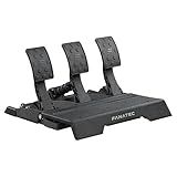 Fanatec Sim Racing CSL Elite Pedals V2 – 3-Pedal Set (Clutch, Brake, Throttle), Dual-Stage Load Cell Brake System, Hall-Effect Sensors – PC, PS5, PS4