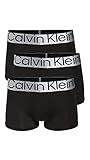 Calvin Klein Men's Sustainable Steel Micro 3-Pack Low Rise Trunk