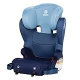 Diono Cambria 2XT XL, Dual Latch Connectors, 2-in-1 Belt Positioning Booster Seat, High-Back to Backless Booster with Space and Room to Grow, 8 Years 1 Booster Seat, Blue Surge