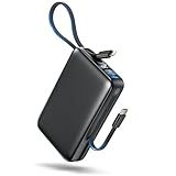 IGGPBB Portable Charger 50000mAh Power Bank, Portable Phone Charger with 2 Built in Cables, 22.5W Fast Charging Travel Essentials Battery Pack for iPhone, iPad, MacBook, Android, Samsung Galaxy etc.