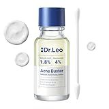 Dr.Leo 1.8% Salicylic Acid Acne Treatment, Drying Lotion Acne Spot Treatment for Acne-Prone Sensitive Skin | Niacinamide, Fast Pimple Relief, Fades Acne Marks, Overnight & Period Breakouts, 0.34 fl oz