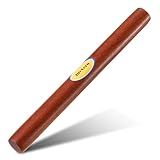 JuyVerq Wood Rolling Pin (15.75 Inches), Non-Stick Rolling Pin for Baking, Natural Sapele Wood Dough Roller for Pizza, Fondant, Pie, Cookie, Pastry, Essential Kitchen Tool
