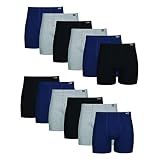 Hanes Men's Tagless Boxer Briefs with Fabric-Covered Waistband - Multiple Packs Available