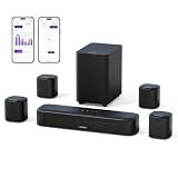 ULTIMEA 7.1ch Sound Bar w/Subwoofer, Virtual Surround System for Smart TV