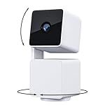 WYZE Cam Pan v3 Indoor/Outdoor IP65 1080P 360° Pan/Tilt/Zoom WiFi Smart Home Security Camera, Motion Tracking for Baby/Pet, Color Night Vision, Works with Alexa&Google Assistant, Free Expert Setup