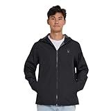 Spyder Packable Rain Jacket Men – Waterproof Windbreaker with Hood, Lightweight Rain Coat Slicker, Travel, Golf, Fishing