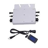 JDINAAS 700W Solar Micro Inverter, 110V Grid Tie Solar Inverter with MPPT Technology Sine Wave Inverters DC 22-50V Input AC 110V Output for 30V or 36V Solar Panel LCD Display 8.39 x 2.28 x 9.84 in