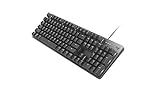 Logitech K845 Mechanical Illuminated Keyboard, Strong Adjustable Tilt Legs, Full Size, Aluminum Top Case, 104 Keys, USB Corded, Windows (TTC Brown Switches)