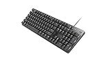 Logitech K845 Mechanical Illuminated Keyboard, Strong Adjustable Tilt Legs, Full Size, Aluminum Top Case, 104 Keys, USB Corded, Windows (TTC Brown Switches)