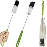 Dokpod Long Handle Cleaning Brush - 16" Narrow Bottle & Cup Scrubber, Hummingbird Feeder & Meat Grinder Cleaner, Pipe Brush