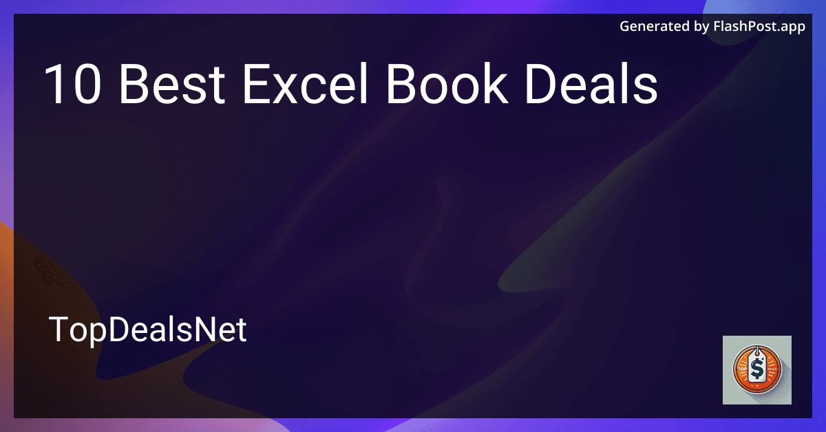 10 Best Excel Book Deals in 2025 image