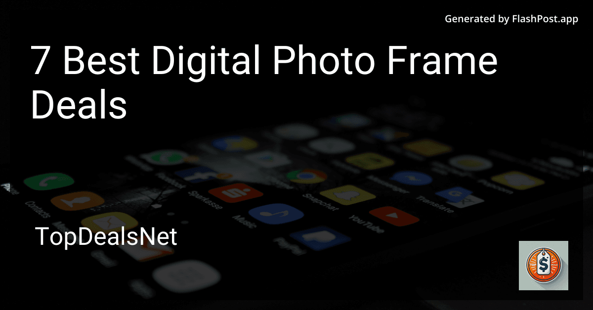 7 Best Digital Photo Frame Deals in 2025 image