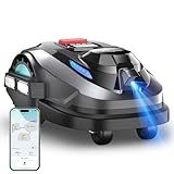 YARDCARE N1600 PRO Wireless Robotic Lawn Mower, RTK & Vision Navigation, Up to 0.4 Acre Coverage, Smart App Control, Multi-Zone Mapping, Systematic Mowing Robot