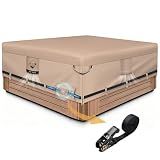 QH.HOME 85x85 Square Hot Tub Cover, 1000D IP65 Waterproof