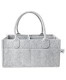 Mr. Pen- Baby Diaper Caddy Organizer, Gray, Medium, Nursery Storage Bin and Car Organizer for Diapers and Baby Wipes
