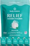 BodyRestore Shower Steamers Aromatherapy, Self Care Gifts, Relief 15 Pack