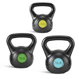 OLIXIS 30lbs Hard Kettlebell Set, Exercise Equipment with Multiple Choice