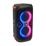 JBL PartyBox 110 - Portable Party Speaker with Built-in Lights, Powerful Sound and deep bass, Black