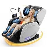 Megashock SL Track 2026 Massage Chair Full Body, Zero Gravity Massage Chair with Back Heat, 12 Fixed Rollers, Foot Massage, Airbag Massage and Bluetooth Speaker for Home