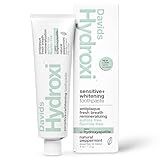 Davids Hydroxi Fluoride Free Nano Hydroxyapatite Toothpaste for Remineralizing, Sensitive Support, Whitening, Antiplaque, SLS Free, Natural Peppermint, 4oz, Made in USA