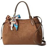 BOSTANTEN Satchel Bags for Women Faux Suede purse work handbags