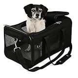 Sherpa Original Deluxe Travel Pet Carrier, Airline Approved - Black, Large