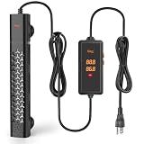 hygger 200w Aquarium Heater, Submersible Fish Tank Heater with Intelligent Temperature Control and Leaving Water Automatically Stop Heating System, for 20-40 Gallon Tanks