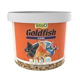 Tetra Goldfish Flakes, Nutritionally Balanced Diet For Aquarium Fish, Vitamin C Enriched Flakes, 4.52 lbs oz