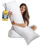 Utopia Bedding Full Body Pillow for Adults (White, 20 x 54 Inch), Long Pillow Insert for Sleeping, Ideal for Side Sleepers