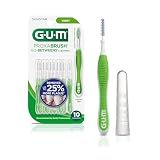 GUM Proxabrush Go-Betweens Tight Interdental Brushes, 10 Count