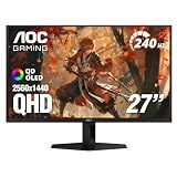 AOC 27" Gaming Monitor QHD 240Hz QD OLED NVIDIA G-SYNC Compatible Q27GAZD