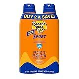 Banana Boat Sport Ultra SPF 30 Sunscreen Spray Twin Pack | Banana Boat Sunscreen Spray SPF 30, Spray On Sunscreen, Water Resistant Sunscreen, Oxybenzone Free Sunscreen Pack, 6oz each