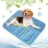 Vaiwenta Dog Cooling Mat, 2025 New Pet Cooling Mats Washable Portable Coolings Pad for Dogs Cats, Pet Sleeping Mat for Home(Blue,28×22inch