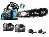 SEESII 40V 16-Inch Cordless Electric Chainsaw,2000W Brushless Chain Saw