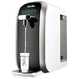 SimPure Y7P-BW UV Countertop Reverse Osmosis Water Filter, NSF/ANSI 58 Certified, 5 Stage RO Water Filtration System, Water Purifier for Home, 4: 1 Pure to Drain, BPA Free (No Installation Required)