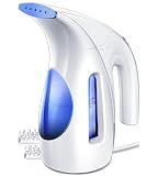 HiLIFE Steamer for Clothes, Portable Handheld Design, 240ml Big Capacity, 700W, Strong Penetrating Steam, Removes Wrinkle, for Home, Office(ONLY FOR 120V)-(Ocean Blue)