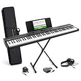 Alesis Recital Play 88-Key Piano Keyboard Bundle