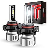 Torchbeam 5202 LED Fog Light Bulbs or DRL, 12000LM 6500K Cool White, 1:1Mini Size 5202 5201 PS19W PS24W LED Fog Lights, 60000HRS Lifespan For Cars, Trucks,and SUVs,Pack of 2