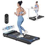 THERUN Walking Pad Treadmill Under Desk, Portable Mini Treadmill for Home/Office, Walking Jogging Machine with 2.5HP and 265 lbs Weight Capacity Remote Control LED Display