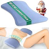 Lumbar Support Pillow for Bed Relief Back Pain: Lower Back Pillow for Sleeping - Memory Foam Waist Pillow - Back Wedge Bolster Pillow for Side, Back&Stomach Sleepers - Bed Rest Pillow for Car, Sofa