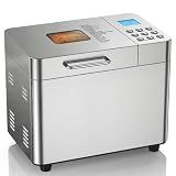 OSIPOTO 2LB Bread Maker, 17 in 1 Automatic Stainless Steel Bread Machine