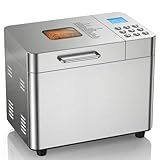 OSIPOTO 2LB Bread Maker, 17 in 1 Automatic Stainless Steel Bread Machine
