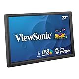 ViewSonic TD2223 22 Inch 1080p 10-Point Multi IR Touch Screen Monitor with Eye Care HDMI, VGA, DVI and USB Hub