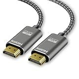TagBreet 8K HDMI 2.1 Cable 5 ft /1.5M, | 48Gbps Ultra High Speed,| 4K 240Hz 165Hz 144Hz 120Hz, 8K 60Hz, HDR10+, eARC, HDCP2.3|, Braided HDMI Cord for Netflix Roku TV PC Monitor Projector PS5 Xbox
