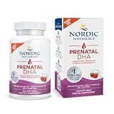 Nordic Naturals Prenatal DHA, Omega-3 + Vitamin D3, Strawberry - 120 Count