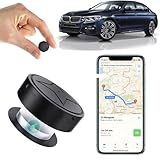 GPS Tracker for Vehicles, Strong Magnetic Car Vehicle Tracking Anti-Lost, No Monthly Fee, No Subscription, Multi-Function GPS Mini Locator with Free App (PG12-18)