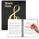 MUDOR Sheet Music Folder for Letter Size 8.5X 11 Inches, 60 Pages