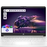 HP Student and Home Laptop with Free Microsoft 365, 16GB RAM, 64GB EMMC and 1TB Cloud Storage, Fast Intel Core, Win 11 w/o Earbuds – Perfect for Work & Play
